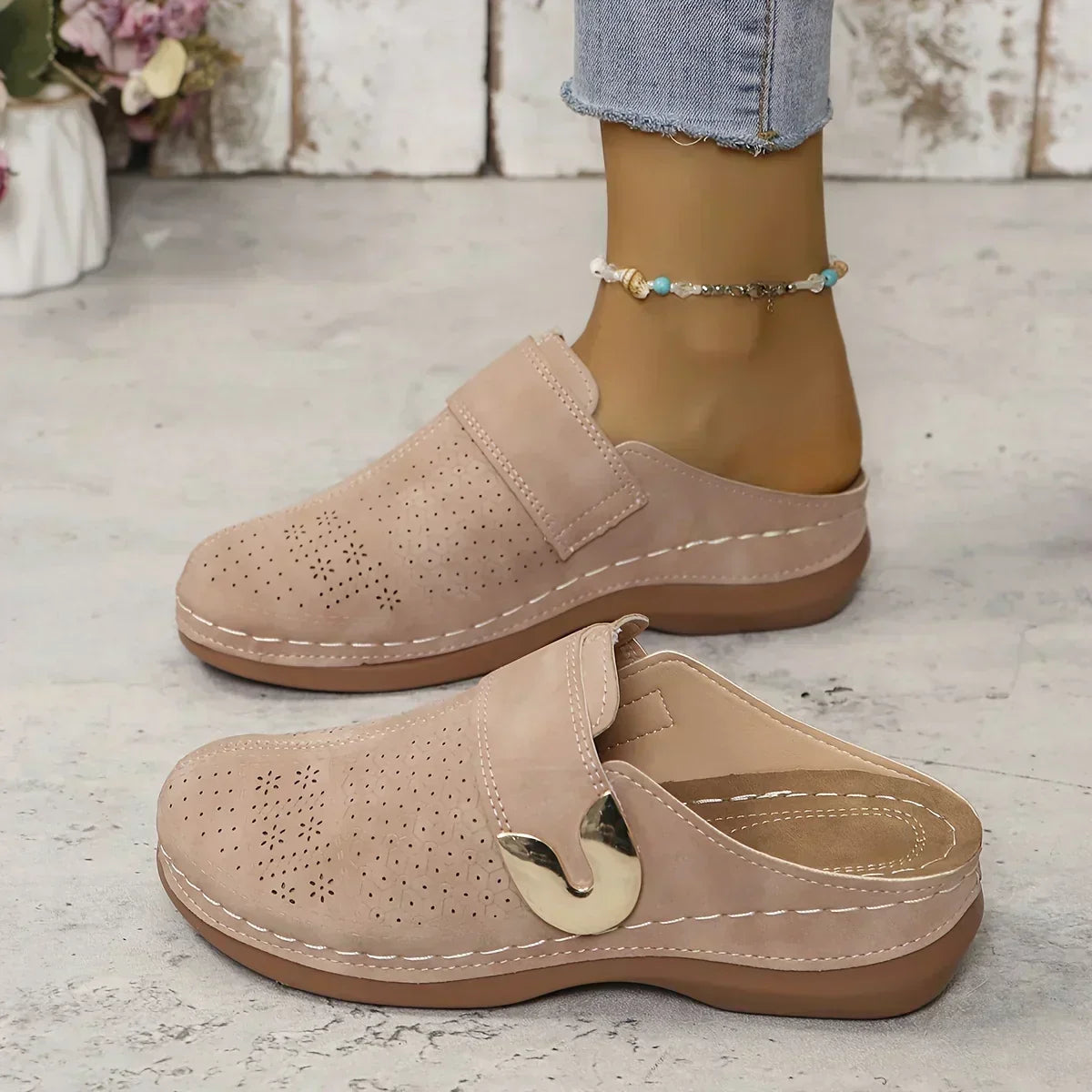 Caprielle™ Eleganta Klacksandaler
