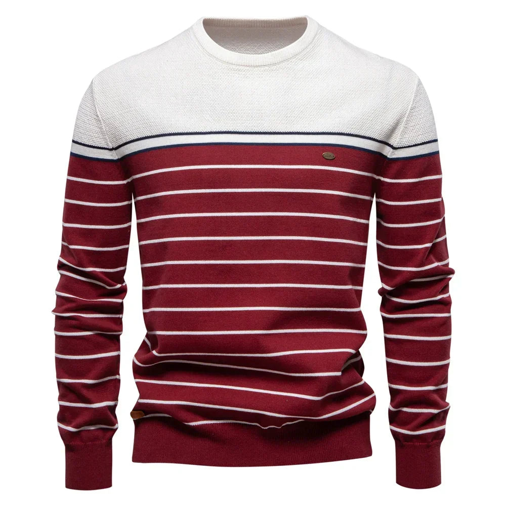 Wagenfeld™ | Herrtröja med randig design