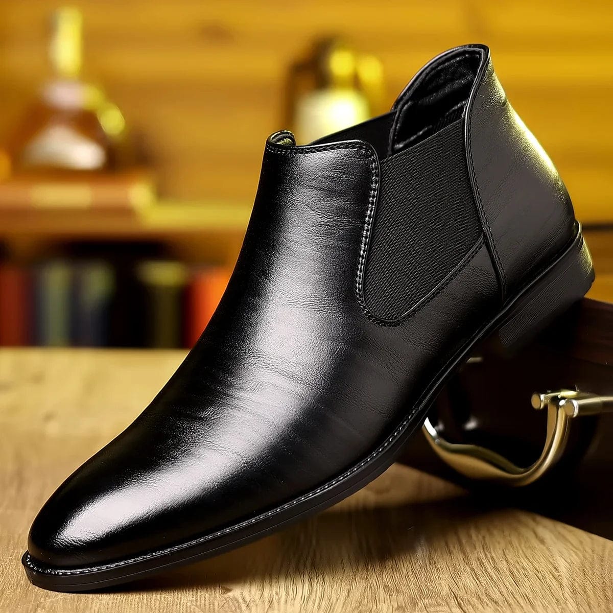 Simon - Stiliga Läderboots