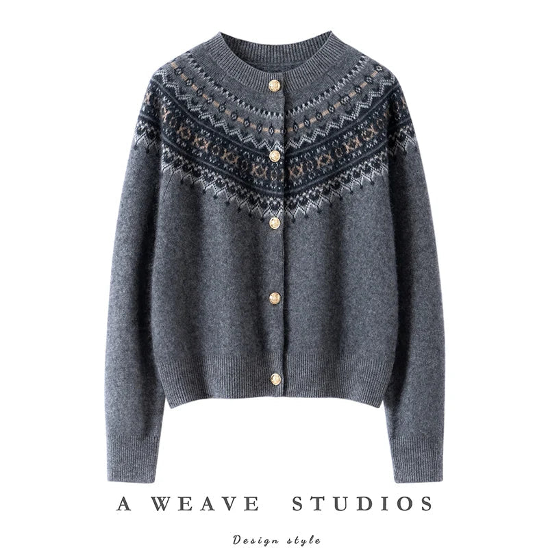 Faircrest Kashmir Knit Cardigan