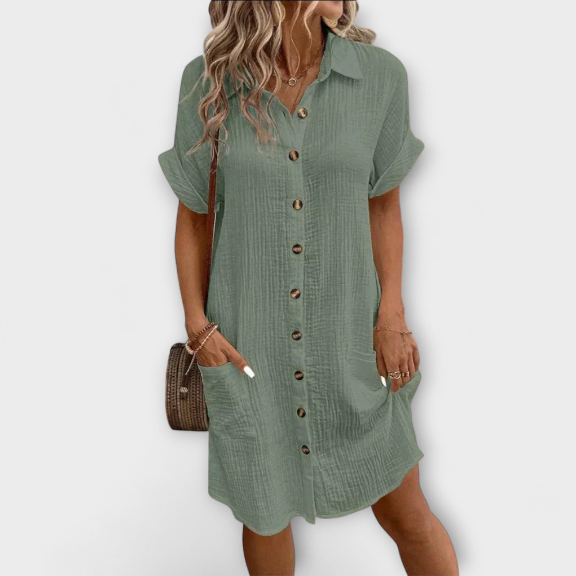 Classic Casual Polo Dress