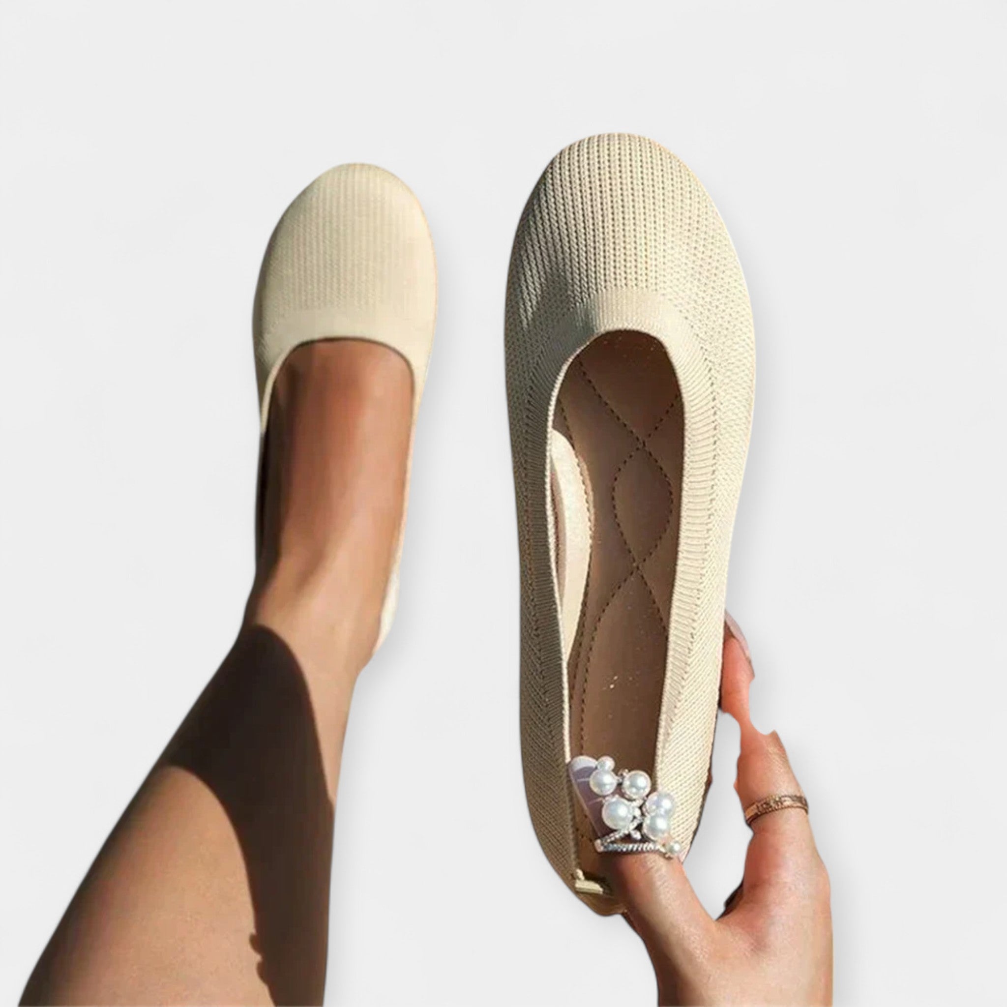 Sára Eleganta Ortopediska Slip-On Sportskor med Minnesskum
