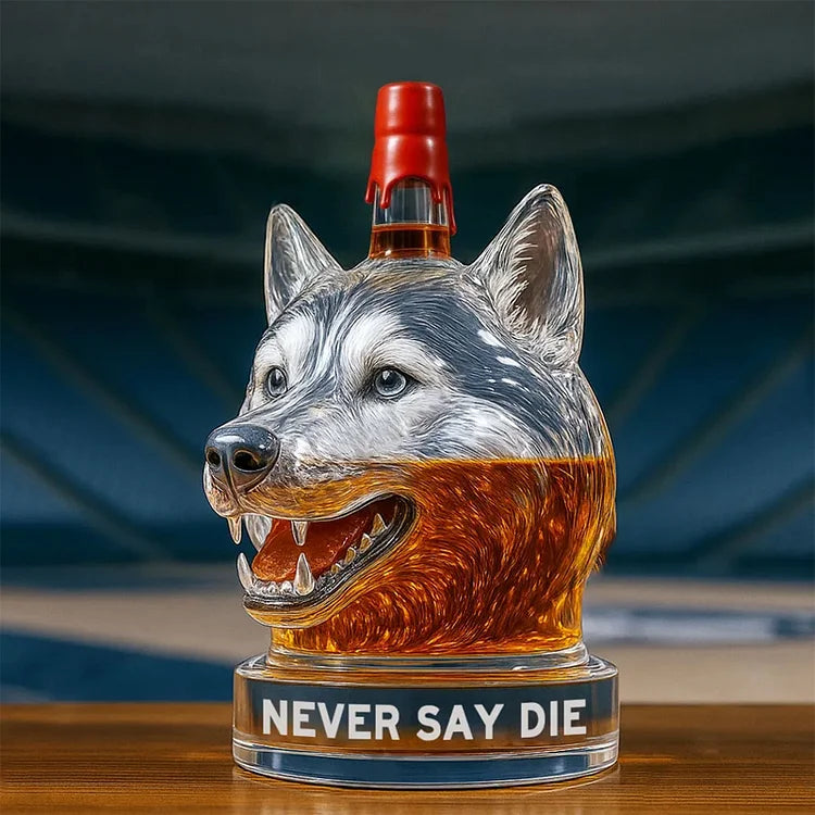 Husky Whiskey Flask