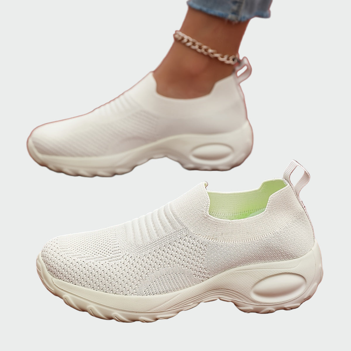 Věnceslava Oemotståndliga Slipon Sneakers i Urban Stil