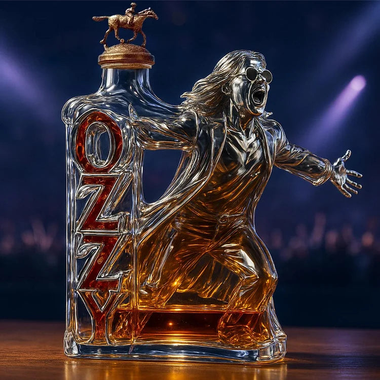 Eternas Skri — Ikonisk Whiskyflaska Hyllande Ozzy Osbourne