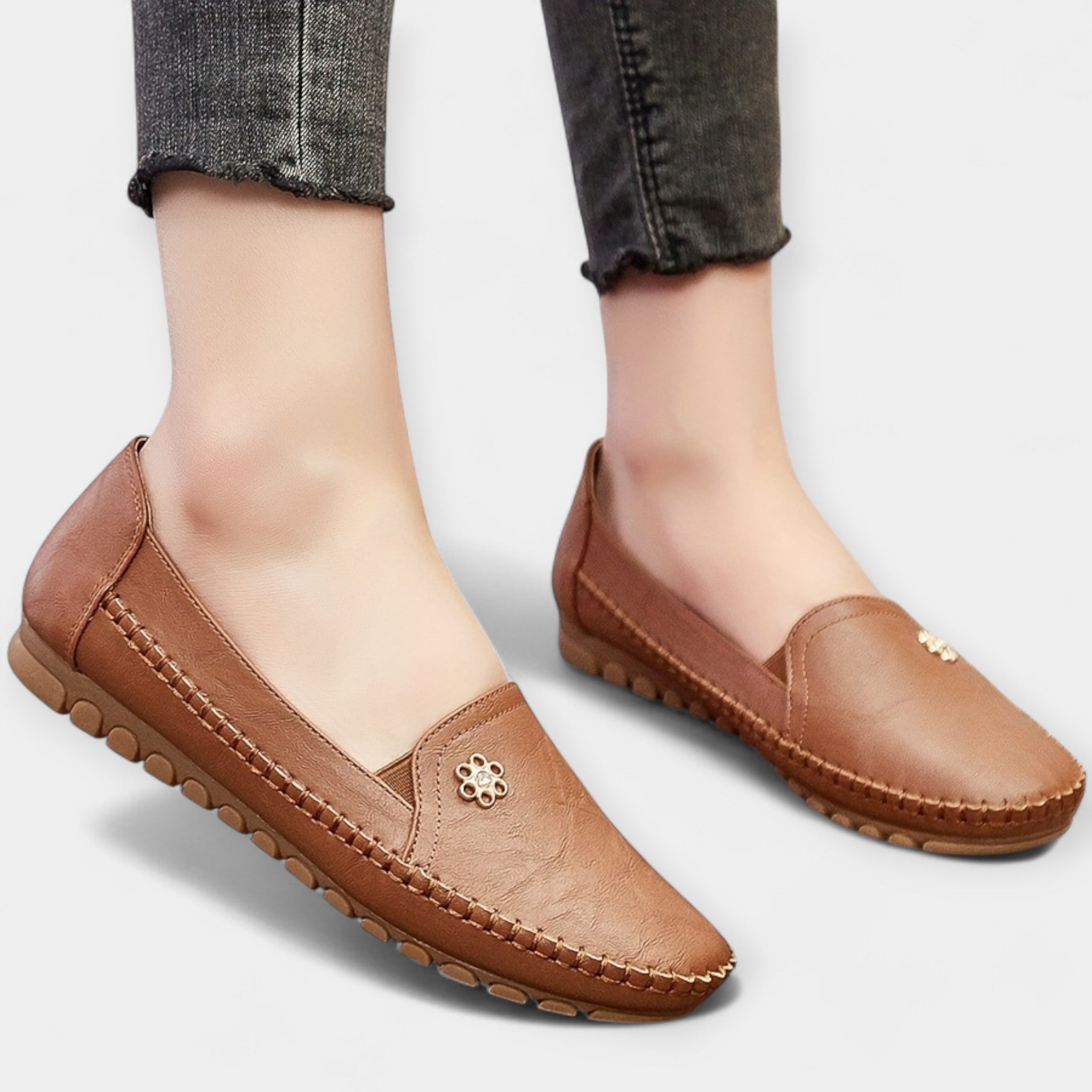 Karolína Eleganta Slip-On Sneakers för Dagligt Komfort