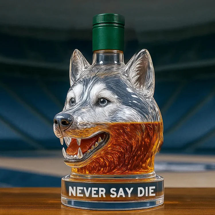 Husky Whiskey Flask