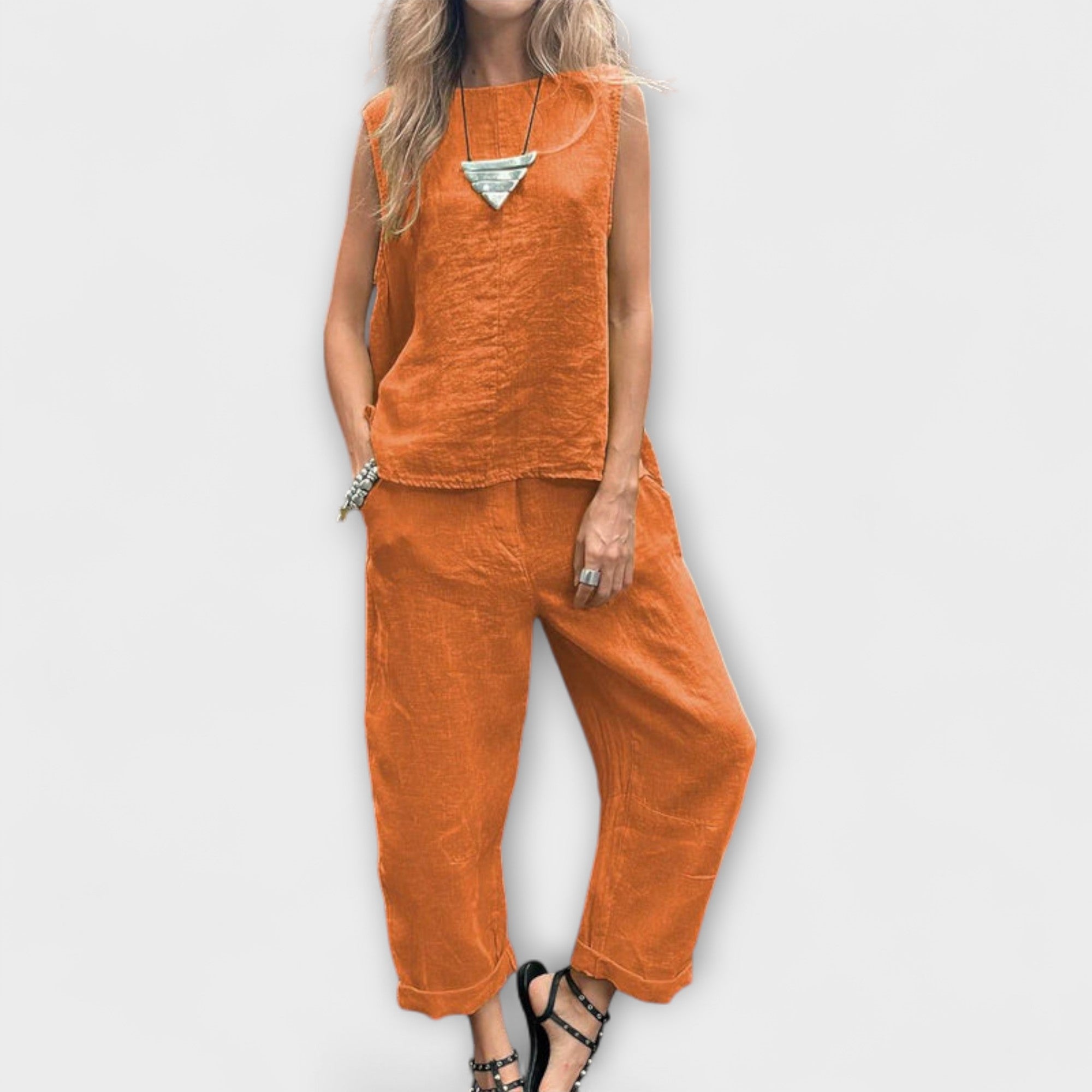 Bomull och lin Outfit