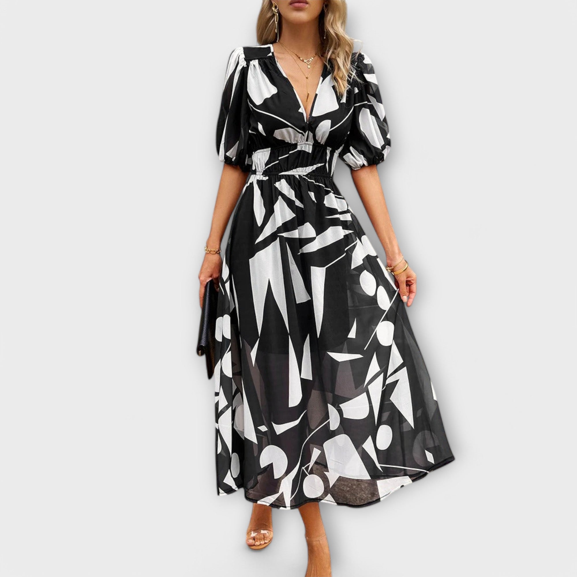Elegant Midi Klänning