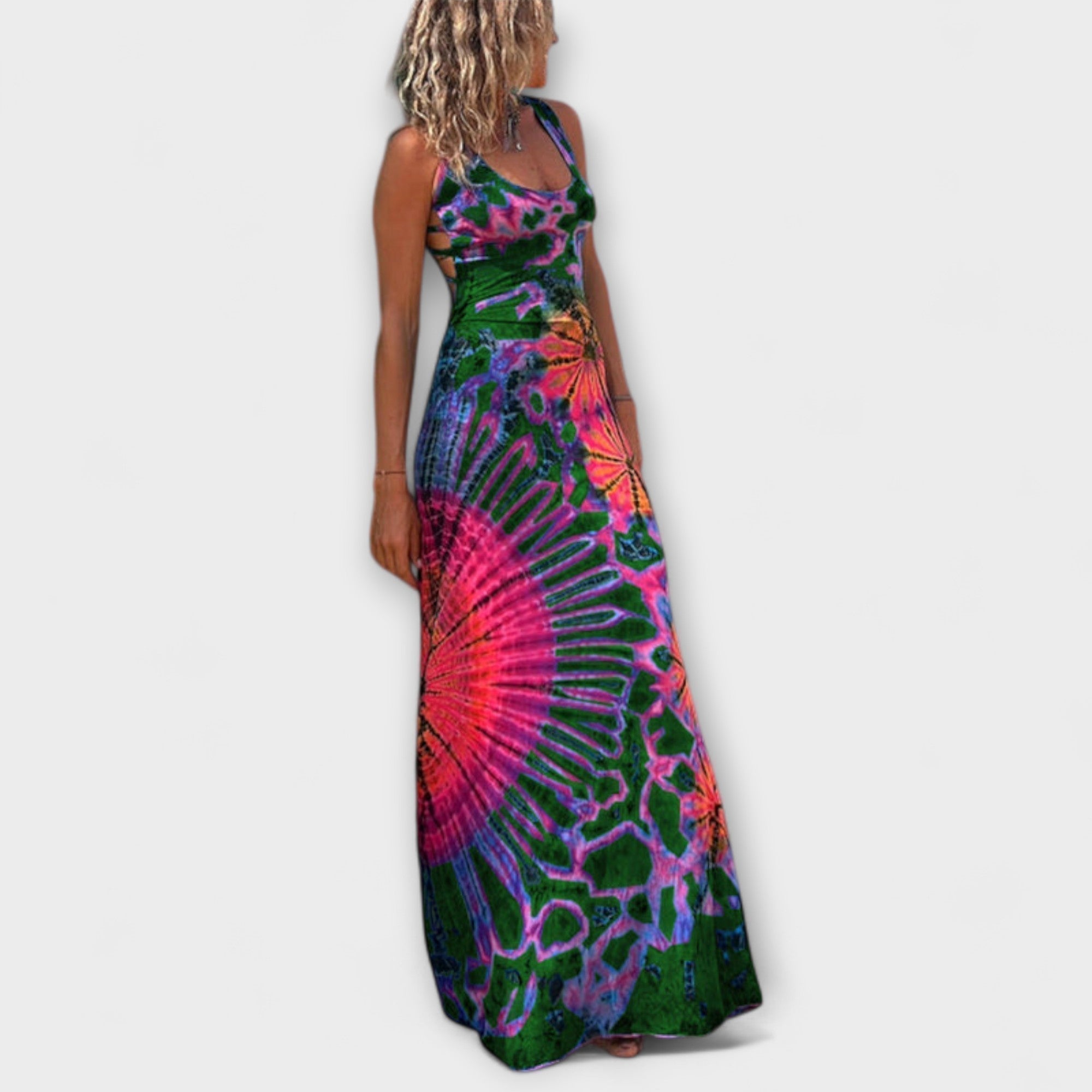La Bamba Tie-Dye Maxi Dress
