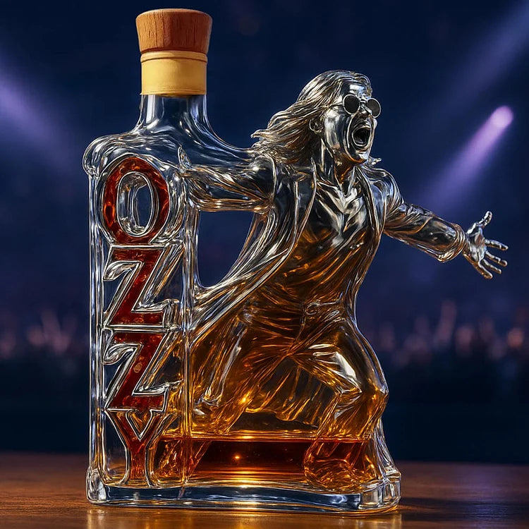 Eternas Skri — Ikonisk Whiskyflaska Hyllande Ozzy Osbourne