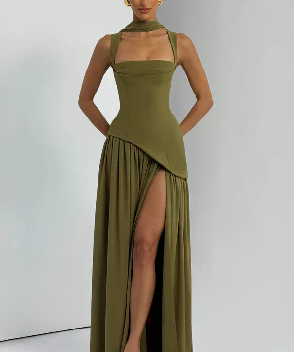 ZAFIRA | Långa klänningar med glansig finish
